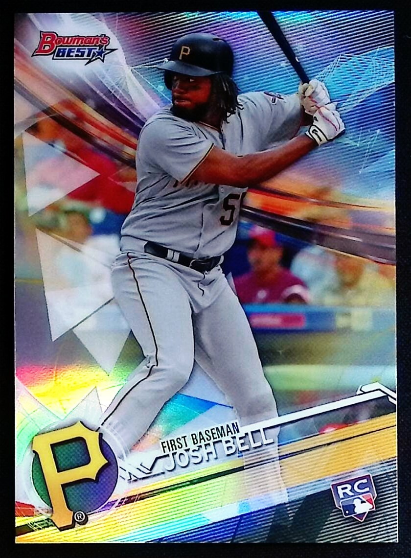 Josh Bell - 2017 Bowman's Best #59 Refractor - Rookie Card - Pirates