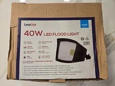 LeonLite 40W LED Flood Light 4800 Lumens 100-277V AC Voltage