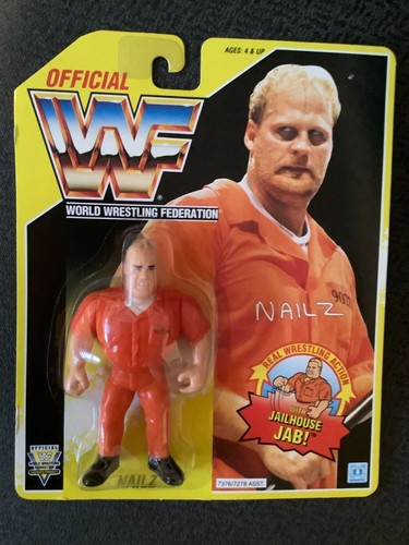 NAILZ Hasbro Figure WWF WWE 1993 Wrestling Yellow ...