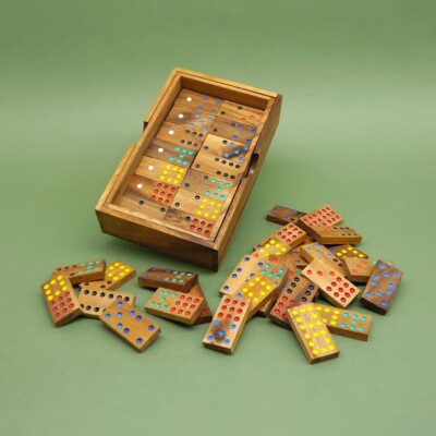 DOMINO DOPPEL 9 - klassisches Legespiel
