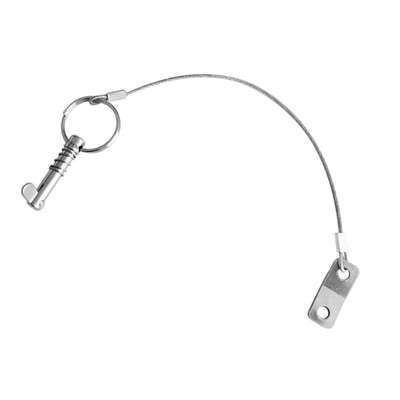 MagiDeal Quick Release Pin Stainless Steel Lanyard Bimini Top For Boat