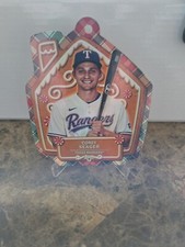 2024 Topps Holiday Ornaments Die-Cuts #MLBO-15 Corey Seager/ Metallic/ Base -B3d