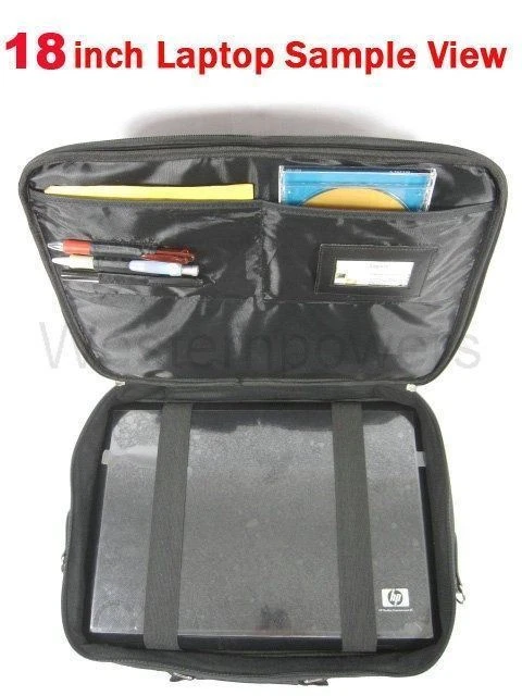 18 18.4 Inch Laptop Messenger bag case briefcase Blue Black for Macbook air/pro - Image 3 of 4