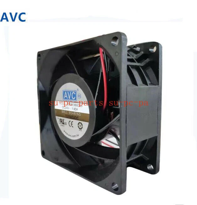 AVC 2B08038B24S DC 24V 1.80A 80*38MM 2wire Ball bearing CPU/Inverter Cooling Fan - Image 3 of 3