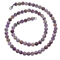 Charoit Kette Kugel 6 Mm LäNge: Ca. 45 Cm Mit 925Er Silber Verschluss