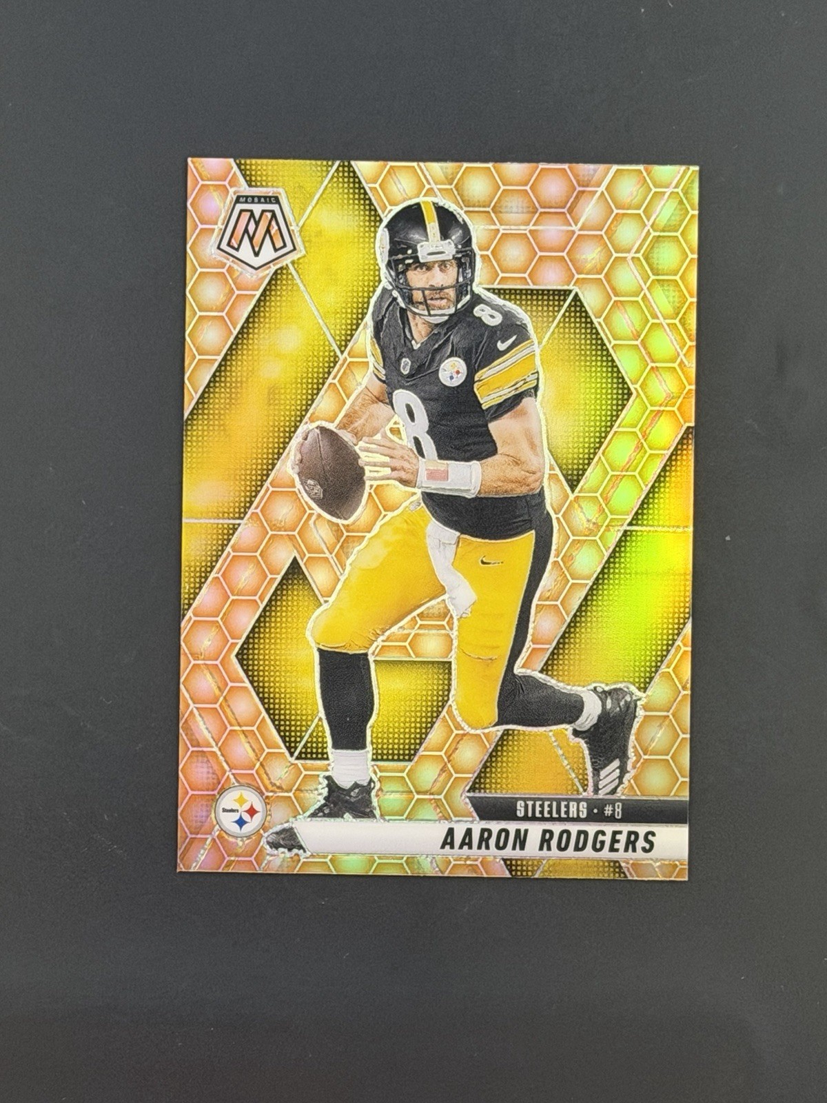 2025 Panini Mosaic Football - Aaron Rodgers #243 HONEYCOMB SSP