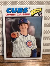 2026 Topps Heritage Owen Cassie #88 RC White Chrome Chicago Cubs