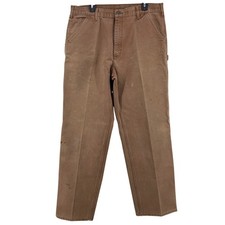 Y2K 2002 Vintage Carhartt Work Pants Mens Brown Canvas B11 Size 38x34