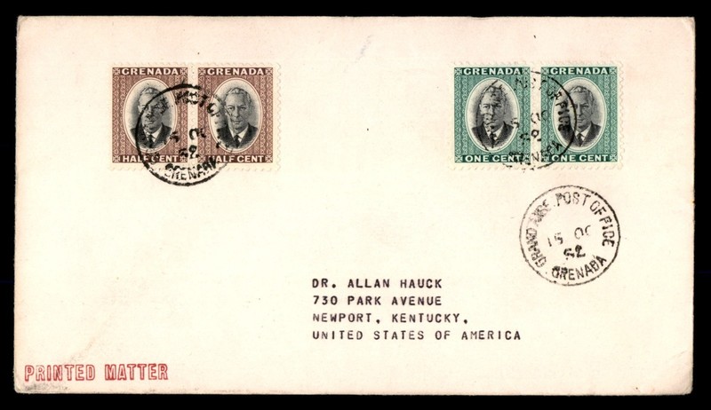 Mayfairstamps Grenada Grandanse PO to Newport KY Cover aaz_58493