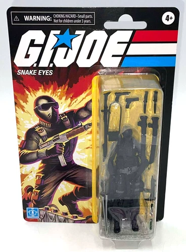 2020 Hasbro Retro Collection SNAKE EYES 3.75" Action Figure MOC Sealed ARAH