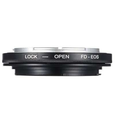 FD-EOS Mount Adapter Ring For Canon FD Lens to EF EOS Mount Camera Camcorder New