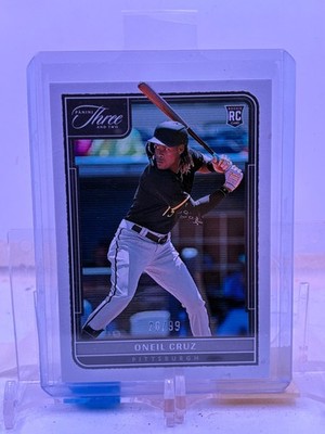 2022 Panini Three and Two Baseball Base Rookie Card #109 O Neil Cruz 70/99