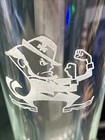 Lot Of 4 Notre Dame Fighting Irish ETCHED Football Pilsner Beer Glasses Barware — photo 6