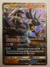 Pokèmon TCG Lucario GX SM100 Sun & Moon Black Star Promo 2018 on eBay