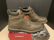 New Mens Wolverine Floorhand Waterproof Steel-Toe 6" Work Boots. Size 13M. Nice