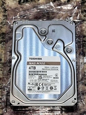 Hard Drive Toshiba NAS N300 HDWG440UZSVA 4TB 7.2K 256MB SATA III 3.5'' Inch