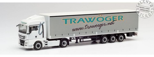 Herpa 311779 - 1:87 H0 - camion MAN TGX XLX SZ "Trawoger" | Zustand: Nuovo