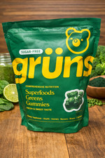 New Gruns Super Food Adult Vitamin Gummies - 28 Pack Sugar Free or Low Sugar