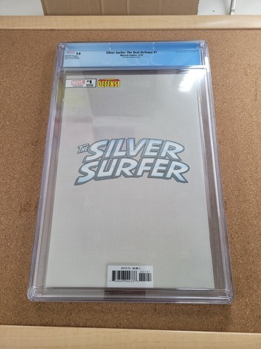 Silver Surfer Best Defense #1 Dell Otto Variant CGC 9.8 White Pages - Picture 7 of 11