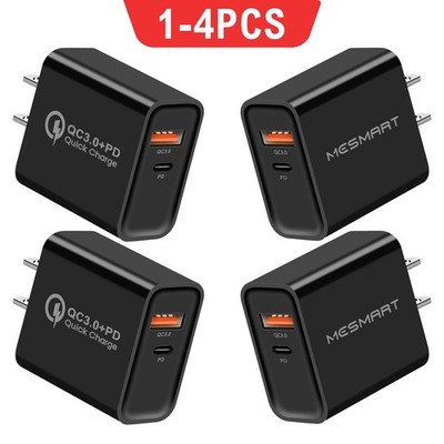 For Apple iPad Pro 13 / 11(2025)  Fast Charger Block PD QC3.0 Wall Power Adapter