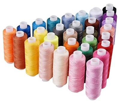 Candora Nähgarn Sortiment Spule je 30 Farben Polyester 30 
