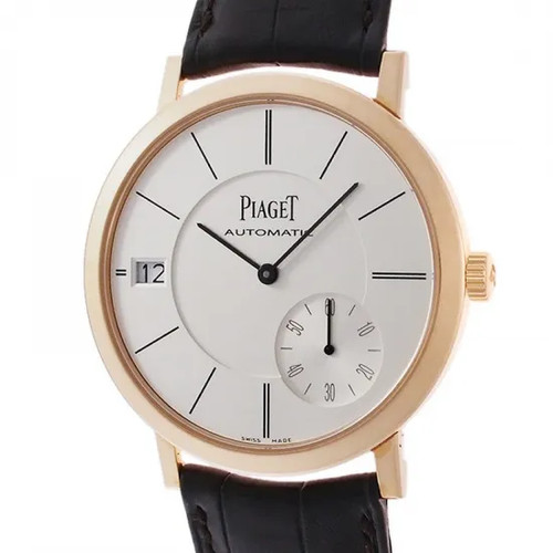 Piaget Altiplano G0A38131 G0A38131 40mm 18K Rose Gold Silver W...