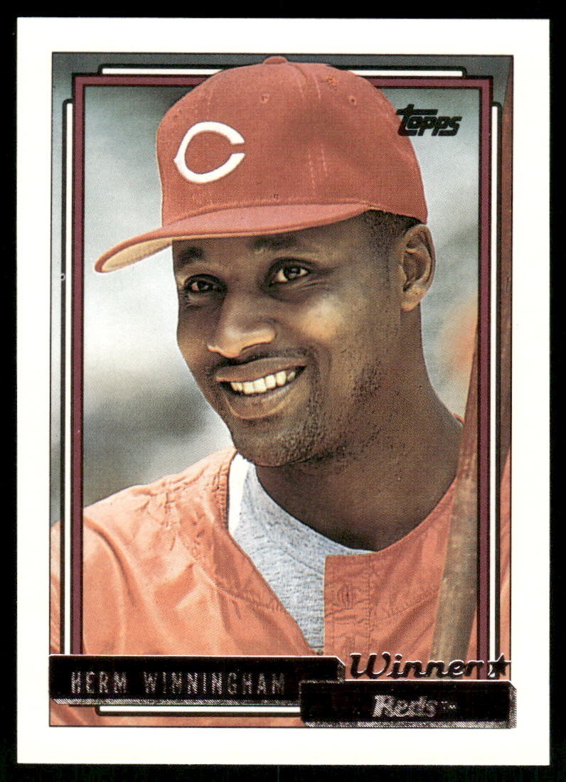 1992 Topps #547 Herm Winningham Gold Winners