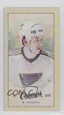 2009-10 Upper Deck Champ's Mini Red Back Bernie Federko #348 HOF d4k