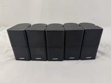5 Bose Jewel Double Cube Lifestyle Mini Speakers Wired Home Theater Speakers