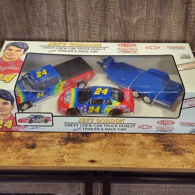 Jeff Gordon Chevy Crew Cab Truck Dually Trailer Race Car #24