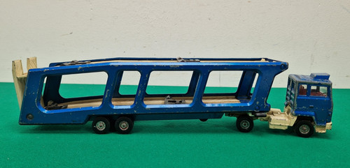 1:36 Vintage CORGI MAJOR TOYS #1159 Ford Transcontinental Car Transporter Truck
