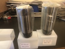 2 NEW 5C Collets 13/16” & 7/8” New Round Collets