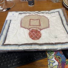 NWT POTTERY BARN Kids Quilted Junior Varsity Pillow Sham size 12'x16' FREE SHIP