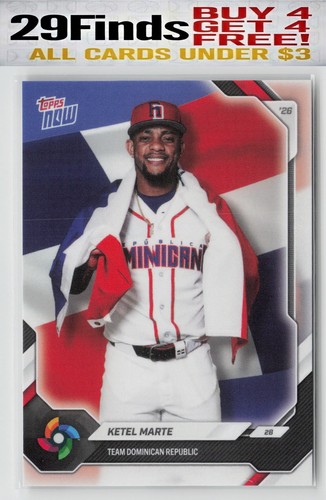 2026 Topps Now World Baseball Classic Team Dominican Republic #DR03 Ke