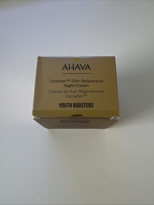 Ahava Osmoter Skin-Responsive Night Cream Youth Boosters 1.7oz New