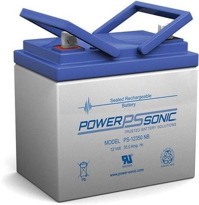 Powersonic 12V 35Ah Blei-Vlies Akku AGM vds PS-12350 / PS12350
