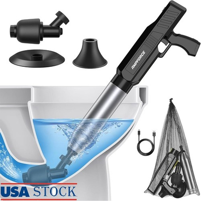 #ad #ad Electric High Pressure Toilet Plunger Clog Remover Anti Splash Easy Clean Type C $41.72