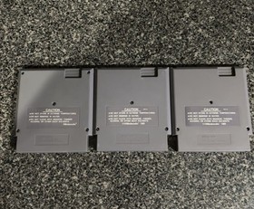 Super Mario Bros. 1, 2 & 3 Nintendo NES 3 Authentic Cartridge Lot Cleaned/Tested