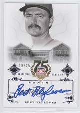 2014 Panini Hall of Fame Signatures Blue 19/25 Bert Blyleven #4 Auto HOF 0a6