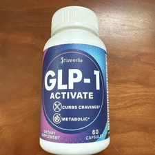 Tizeerlia GLP-1 Activate Dietary Supplement 60 Capsules New