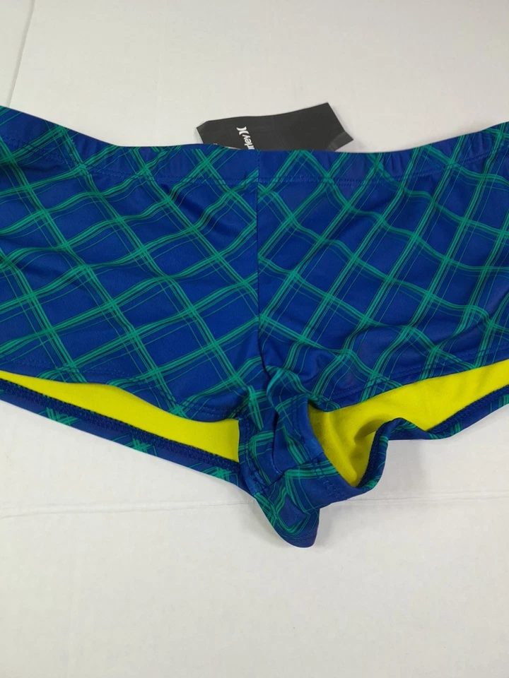 Nuevo con etiquetas Pantalones cortos de natación para niños Hurley para niños Y2k a cuadros talla XL Foto 4 de 4