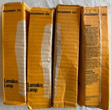 Lot Of Four 4 Sylvania Lu250 Lumalux Hps Sodium Light Bulb 250w 120v Mogul