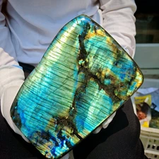 7.26LB Natural Labrador moonstone quartz free form mineral specimen  3300g