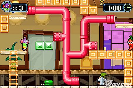 VeggieTales: Larry Boy and the Bad Apple (Nintendo Game Boy Advance, 2006)