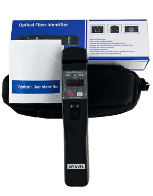 Optical Fiber Identifier with Visual Fault Location Function 800 to 1700nm