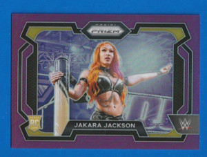 2024 WWE Prizm JAKARA JACKSON ROOKIE PURPLE PRIZM PARALLEL /149