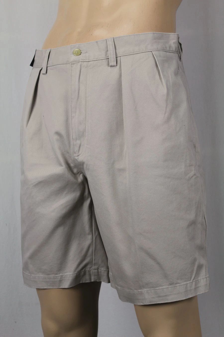 Polo Ralph Lauren Beige Tyler Cotton Chino Shorts Pleated Front NWT