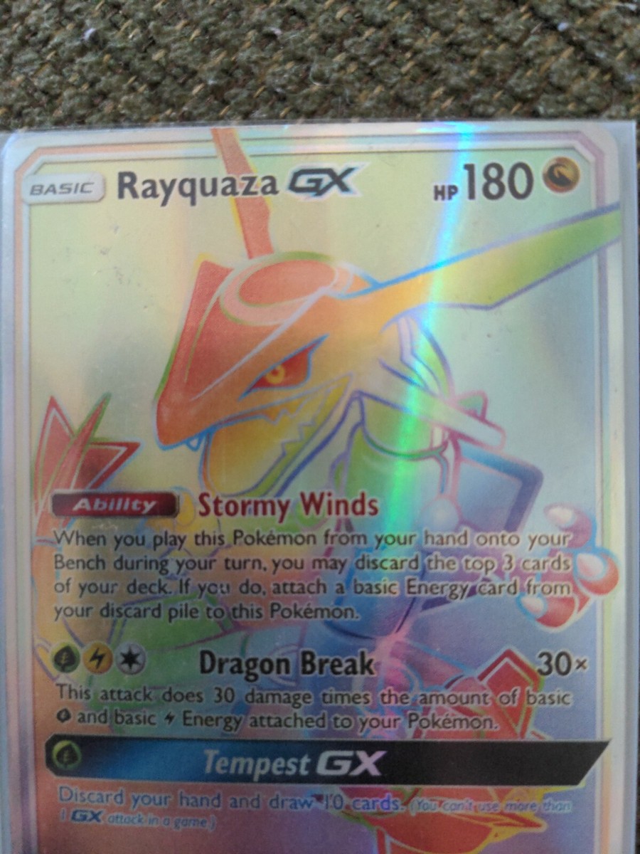 Rayquaza GX 177/168 Rainbow Rare | eBay