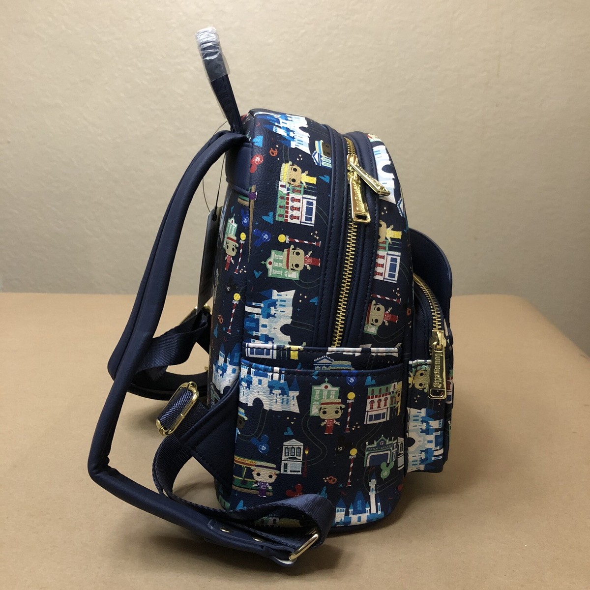 Disney Parks Main Street USA Dapper Dans Funko Pop Loungefly Mini Backpack Bag Disney Parks Main Street USA Dapper Dans Funko Pop Loungefly  main image 3