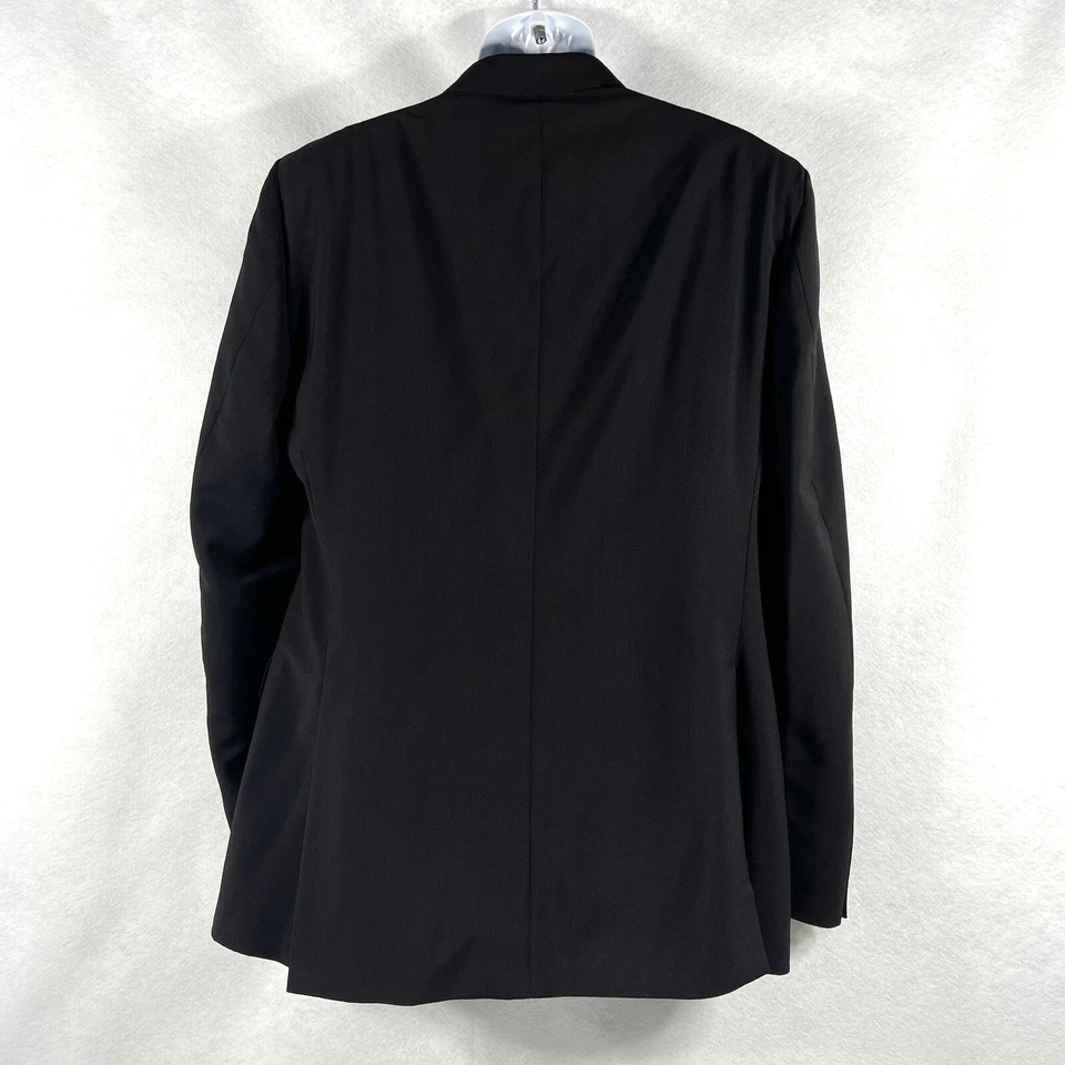 Versus Versace Jacket Mens 40R Black Blazer Sport Coat Wool Blend - Image 4 of 4